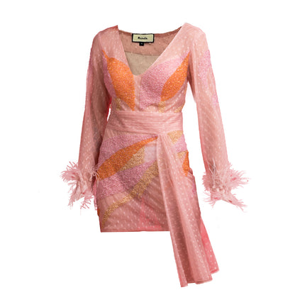Camille dress pink