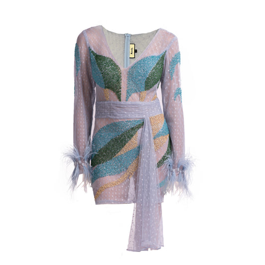 Camille dress blue