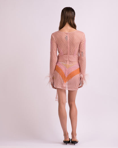 Camille dress pink