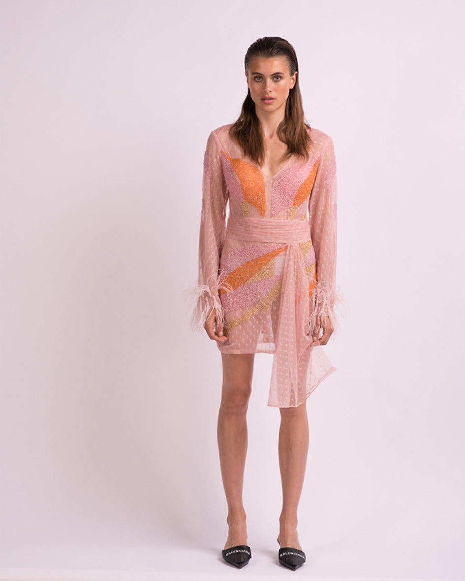 Camille dress pink